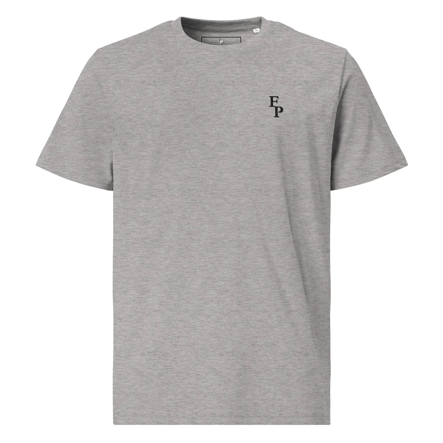 F&P Bio-Baumwolle-T-Shirt Schwarzes Logo F&P Clothing