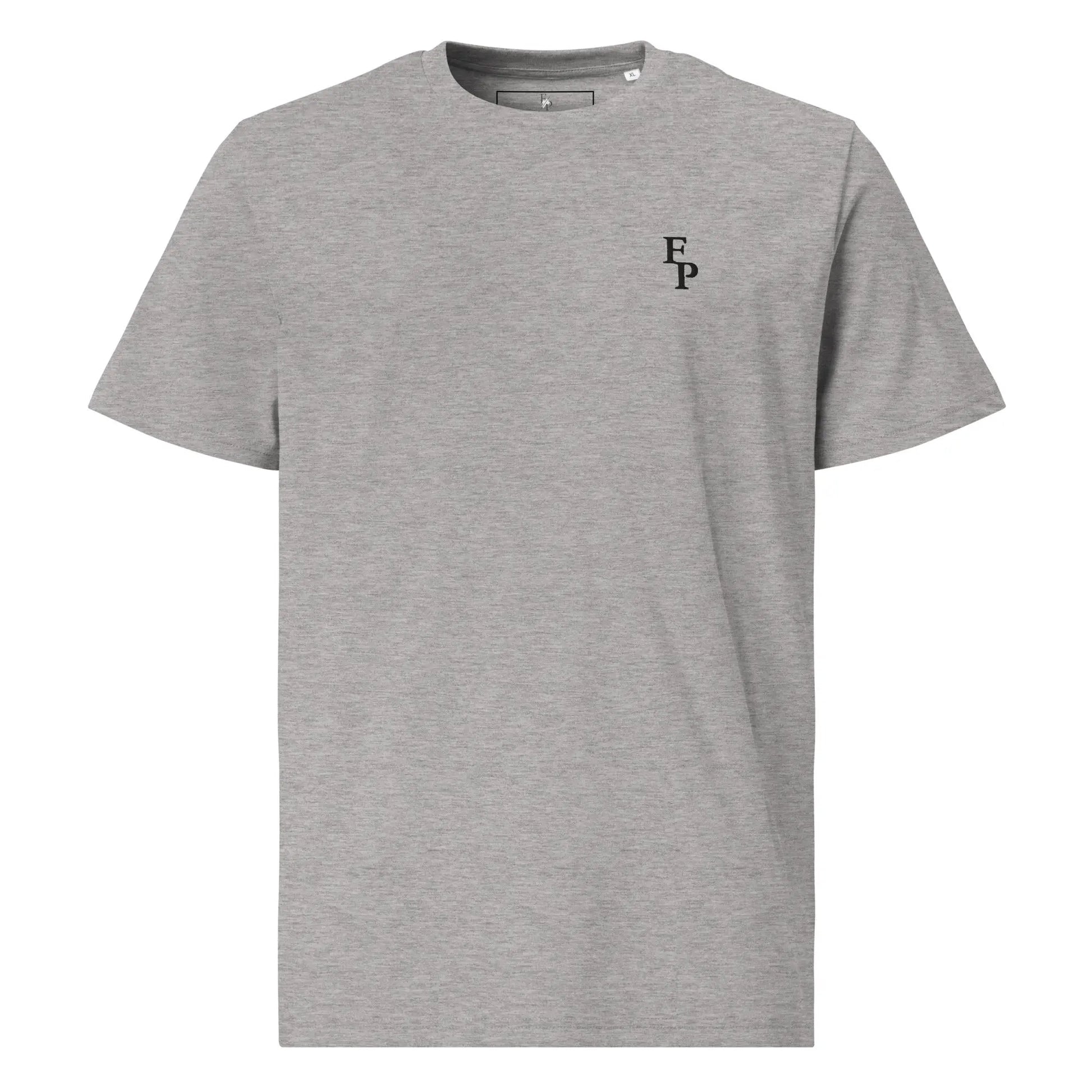 F&P Bio-Baumwolle-T-Shirt Schwarzes Logo F&P Clothing