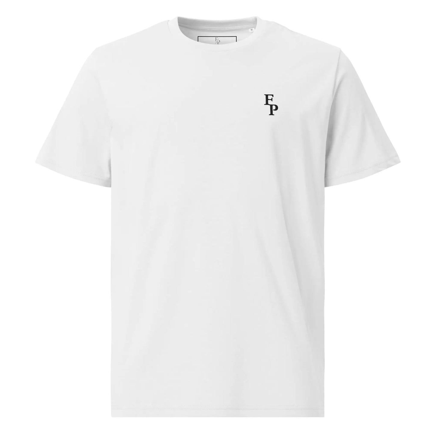 F&P Bio-Baumwolle-T-Shirt Schwarzes Logo F&P Clothing